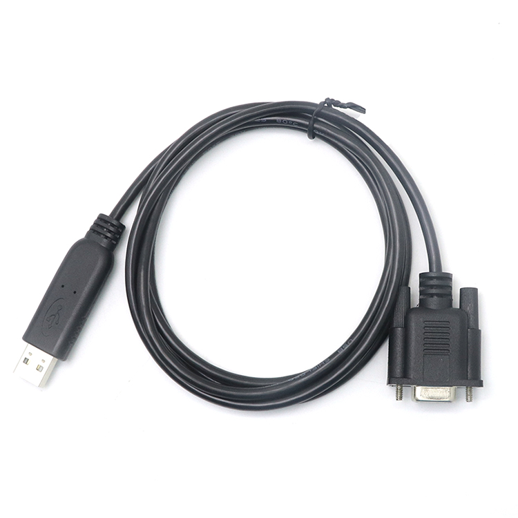 中国 用于键盘计算机的 RS232 DB9 公头转 USB FTDI 公头串行电缆 制造商
