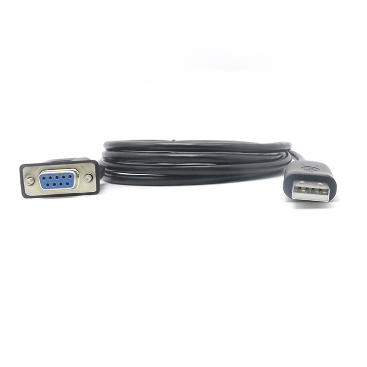 中国 用于键盘计算机的 RS232 DB9 公头转 USB FTDI 公头串行电缆 制造商