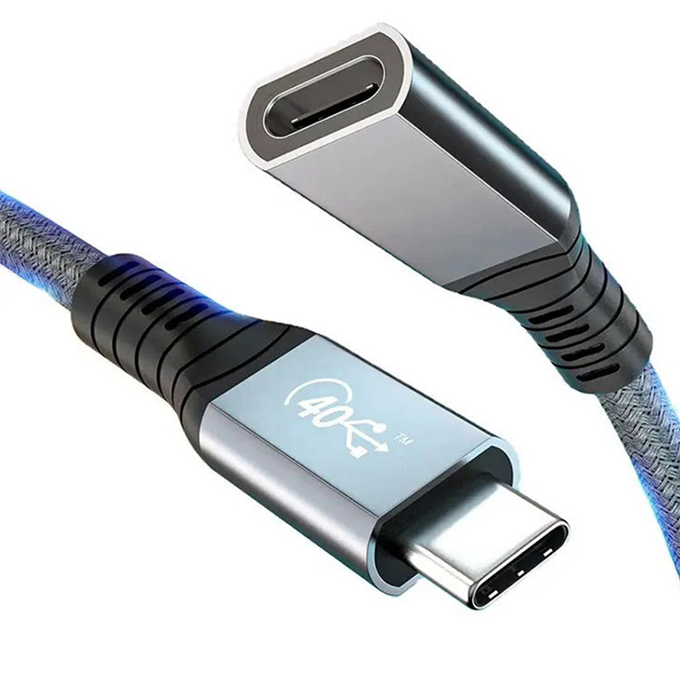 USB 4 4.0 Typ C Stecker auf Buchse Verlängerungskabel Thunderbolt 3 4 USB4 Verlängerungskabel