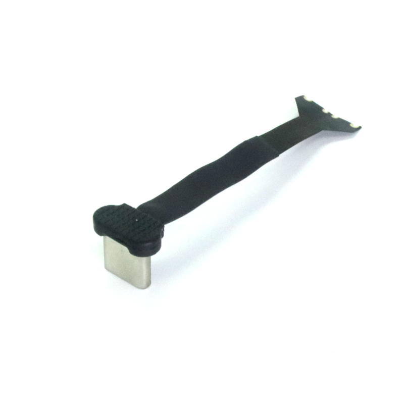 الصين ثني 90 درجة نوع C ذكر FPC FFC سلك مسطح إلى كابل أسود 4Pin الصانع