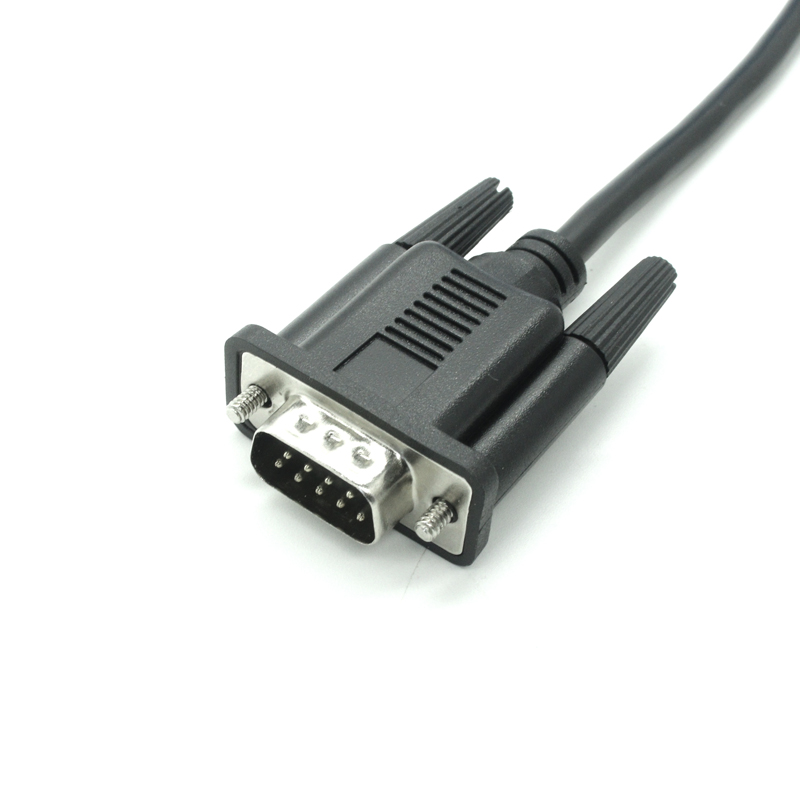 الصين مخصص RS232 DB9 ذكر موصل إلى VH3.96-4 PIN DIN الإسكان سلك تسخير الكابل الصانع