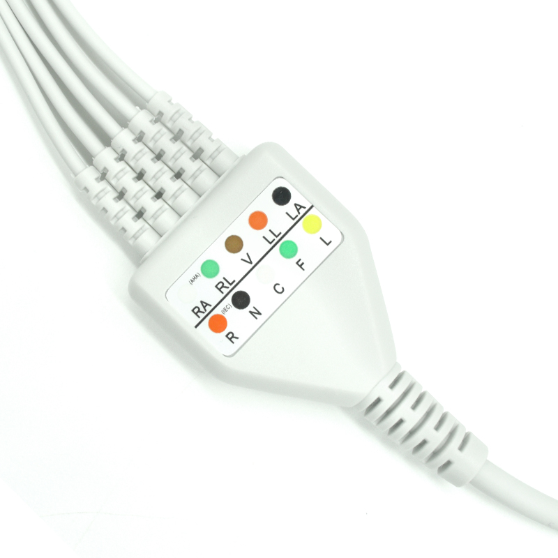 الصين مراقبة كابل ECG كابل EEG EKG مع أسلاك الرصاص لأجهزة مراقبة المرضى من السلسلة M الصانع