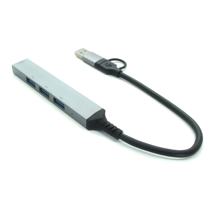 China 4 in 1 USB Hub, USB to USB 3.0 USB 2.0,4 Ports Portable USB Splitter Mini USB Docking Station manufacturer