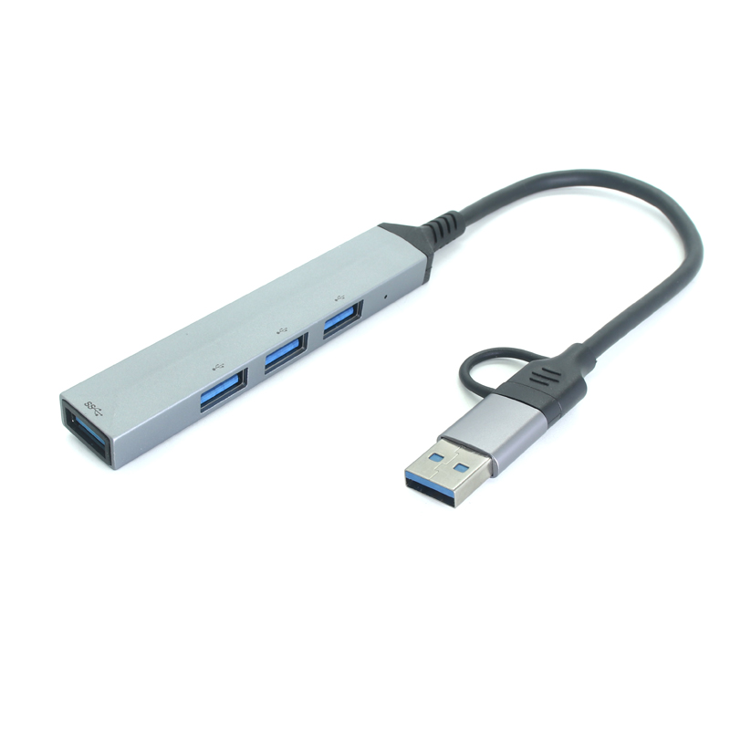 China 4 in 1 USB Hub, USB to USB 3.0 USB 2.0,4 Ports Portable USB Splitter Mini USB Docking Station manufacturer