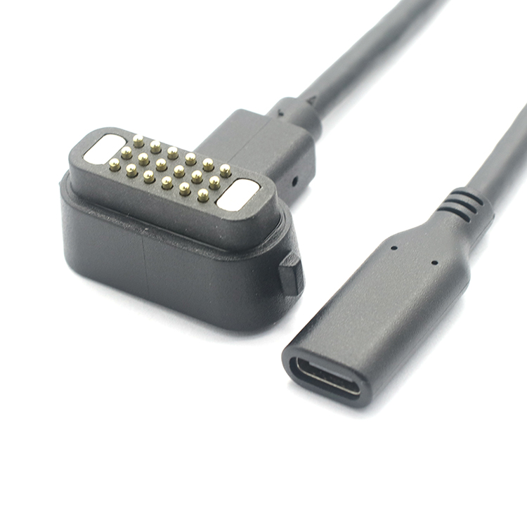 Customized 2Pin 3 Pin 4Pin 5 Pin Magnetic Pogo Pin Spring Loaded Charger Connector Cable - COPY - 50h38r