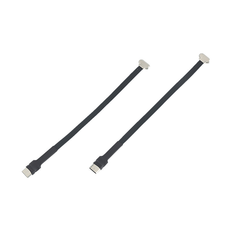 China Flat FPV Ultra Thin Super Soft Low Profile Right Angle Type C USB 90 Degree To USB A Male Ribbon FPC Data Charging Cable manufacturer