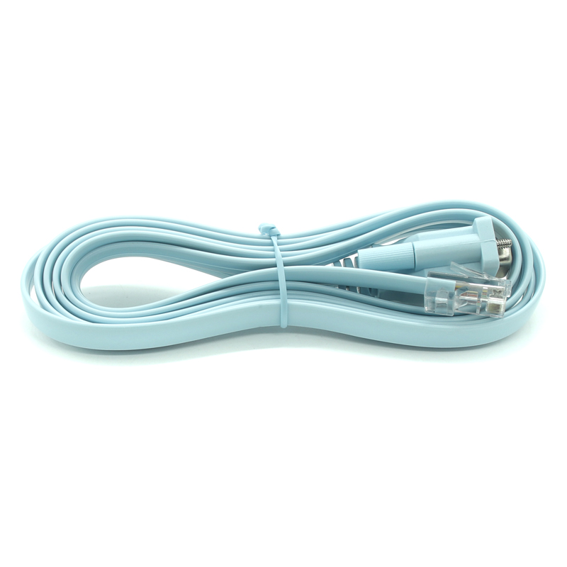 DB9 Female naar RJ45-kabel Apparaatbeheer Seriële adapter PVC seriële consolekabel voor computer