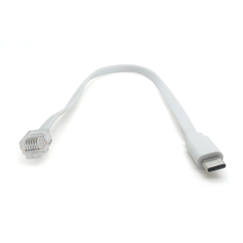 الصين مصنع الهاتف سلك مسطح USB نوع C إلى كابل الهاتف RJ12 كابل الاتصالات RJ11 الصانع