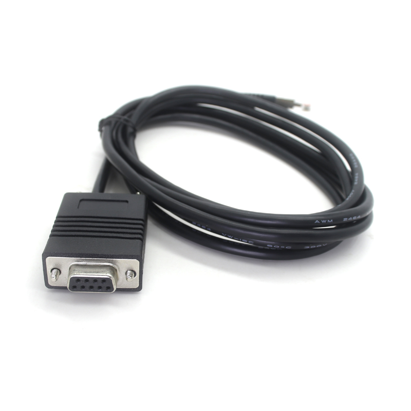 中国 RS232 DB9针串行打印机电缆转DC5521转RJ12 6P6C串口适配器电缆适用于条码打印机扫描仪 制造商