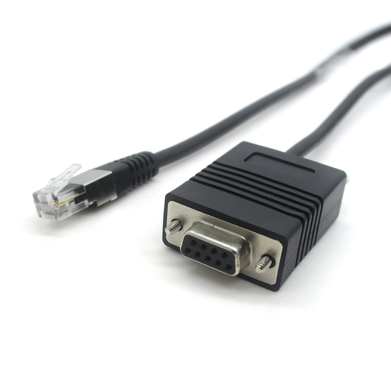 中国 RS232 DB9针串行打印机电缆转DC5521转RJ12 6P6C串口适配器电缆适用于条码打印机扫描仪 制造商