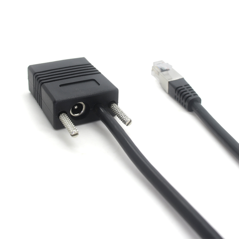 中国 RS232 DB9针串行打印机电缆转DC5521转RJ12 6P6C串口适配器电缆适用于条码打印机扫描仪 制造商