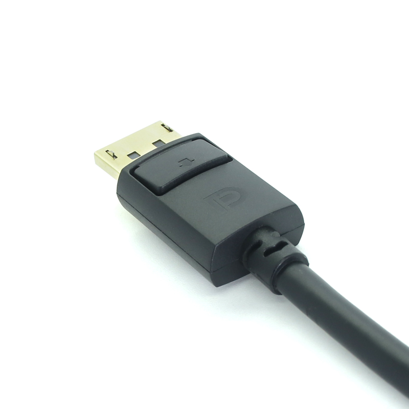 China Displayport-kabel DP1.4-kabel DP mannelijk naar mannelijk 90 graden DP-kabel voor pc-laptop tv-monitor fabrikant