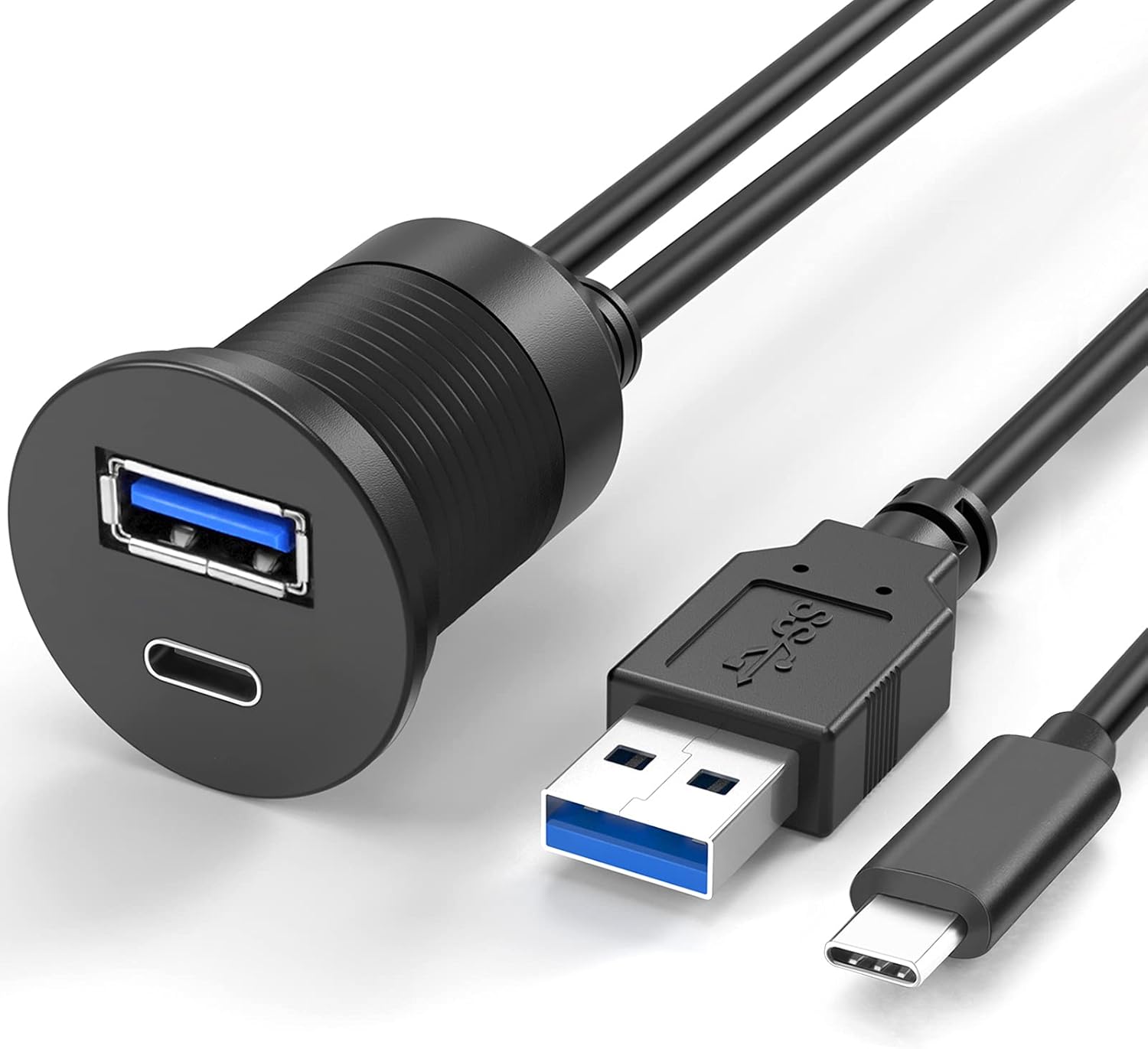 Cavo USB 2.0 impermeabile per montaggio a pannello da cruscotto USB 3.0 tipo C per moto - Diretto dalla fabbrica, personalizzabile dal produttore