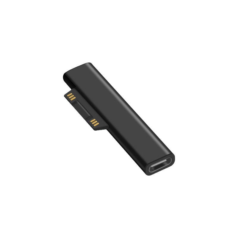 China PD65W USB-C Vrouw naar oppervlakte-oplaadadapter voor Microsoft Surface Pro | fabrikant