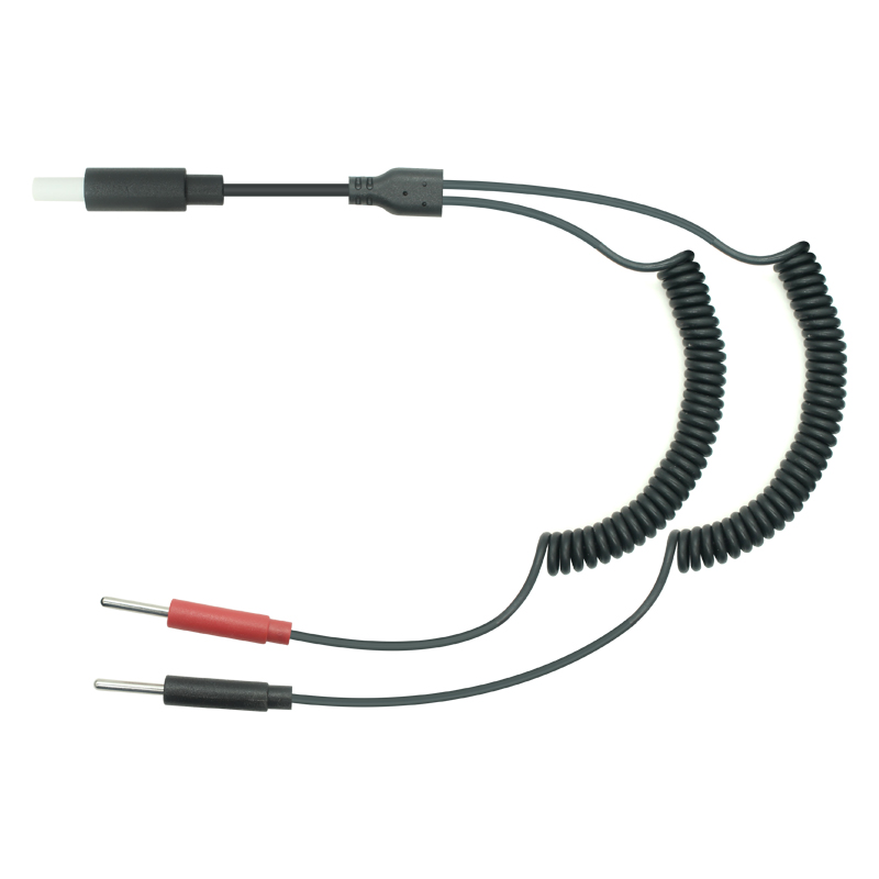 الصين قابس أمان DC2.35mm على سلك الرصاص القطب 2.0 مم مع كابل ملفوف | الشركة المصنعة للكابلات الكهربائية الصين الصانع