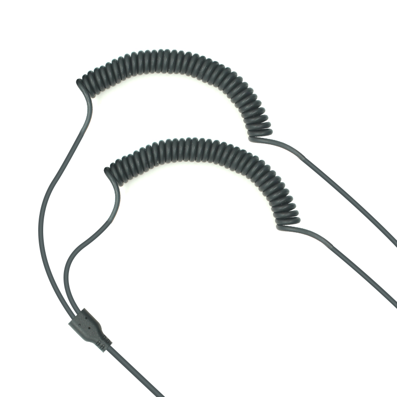 الصين قابس أمان DC2.35mm على سلك الرصاص القطب 2.0 مم مع كابل ملفوف | الشركة المصنعة للكابلات الكهربائية الصين الصانع