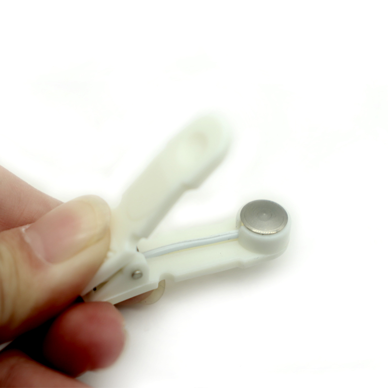 China 2.5mm Audio Jack to Dual Ear Clip TENS Lead Wire – Reusable Electrode Cable for EMS TENS Therapy Units manufacturer