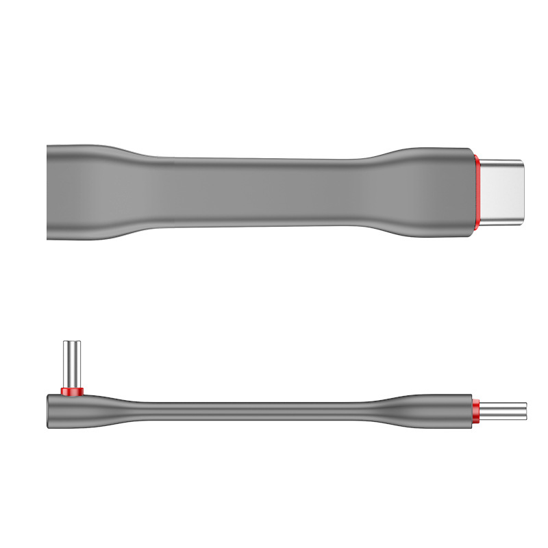 China PD60W Silicone 90-Degree Up/Down Angle 20Gbps USB C Short Flat Cable - High-Speed Data & Charging manufacturer
