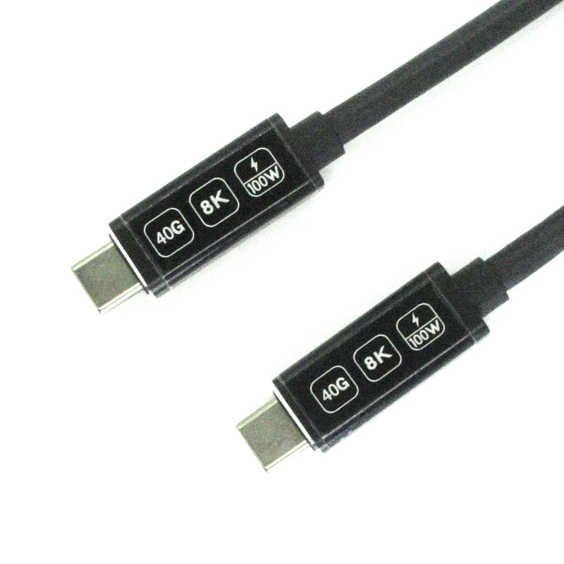 China PD100W 40Gbps USB Type-C Male to Type-C Male Cable|Thunderbolt-Compatible| ISO-Certified Manufacturer manufacturer