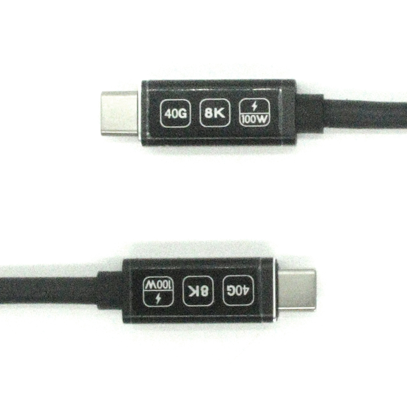 China PD100W 40Gbps USB Type-C Male to Type-C Male Cable|Thunderbolt-Compatible| ISO-Certified Manufacturer manufacturer