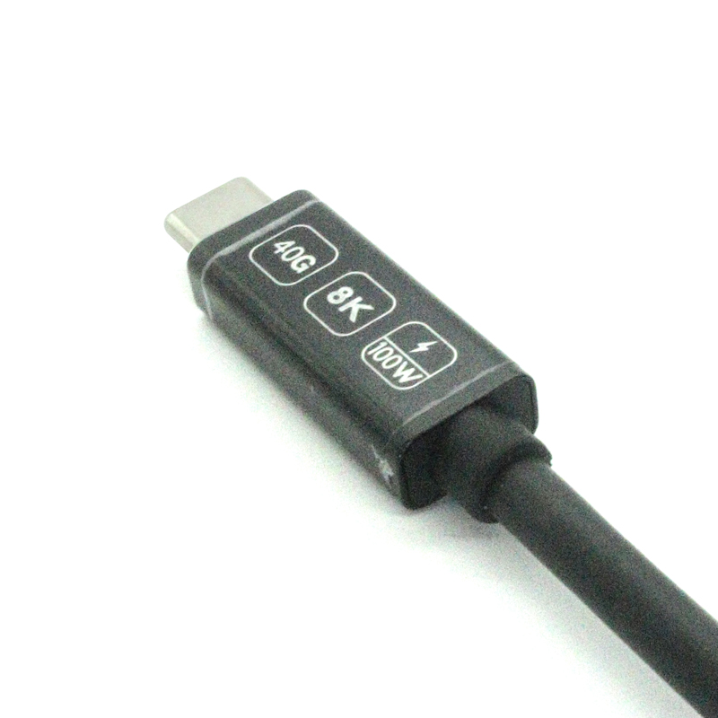 China PD100W 40Gbps USB Type-C Male to Type-C Male Cable|Thunderbolt-Compatible| ISO-Certified Manufacturer manufacturer