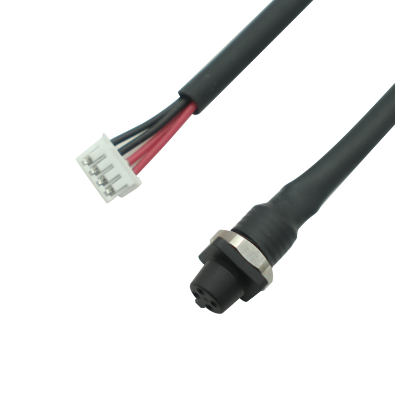 Connettore femmina a 4 pin impermeabile IP67 al cavo dell'alloggiamento ZH1.5-4P | Produttore di cablaggi impermeabili personalizzati