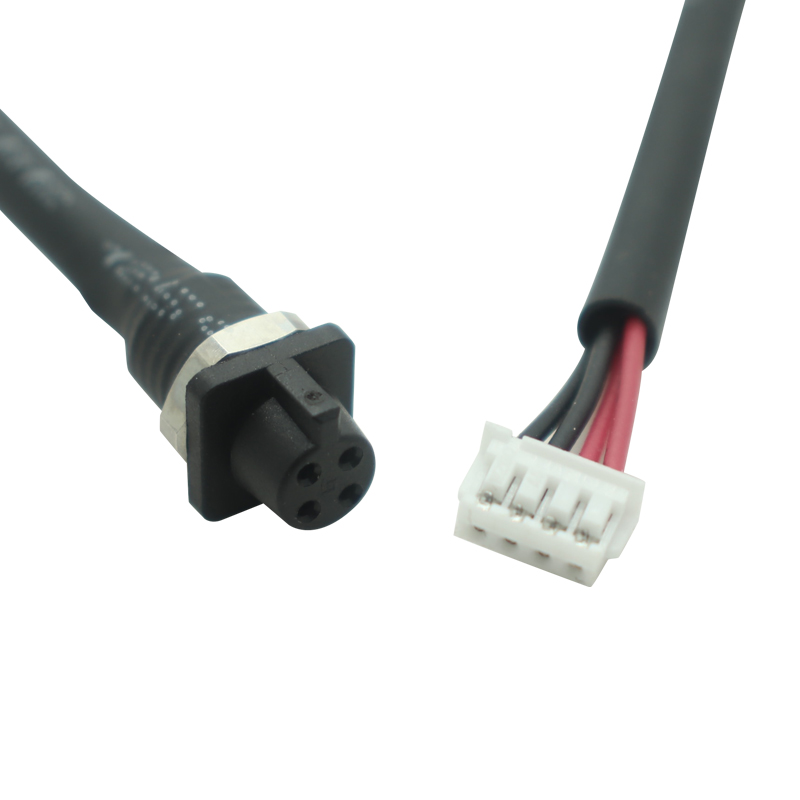 Chine Connecteur femelle étanche IP67 à 4 broches vers câble de boîtier ZH1.5-4P | Fabricant de faisceaux de câbles étanches personnalisés fabricant