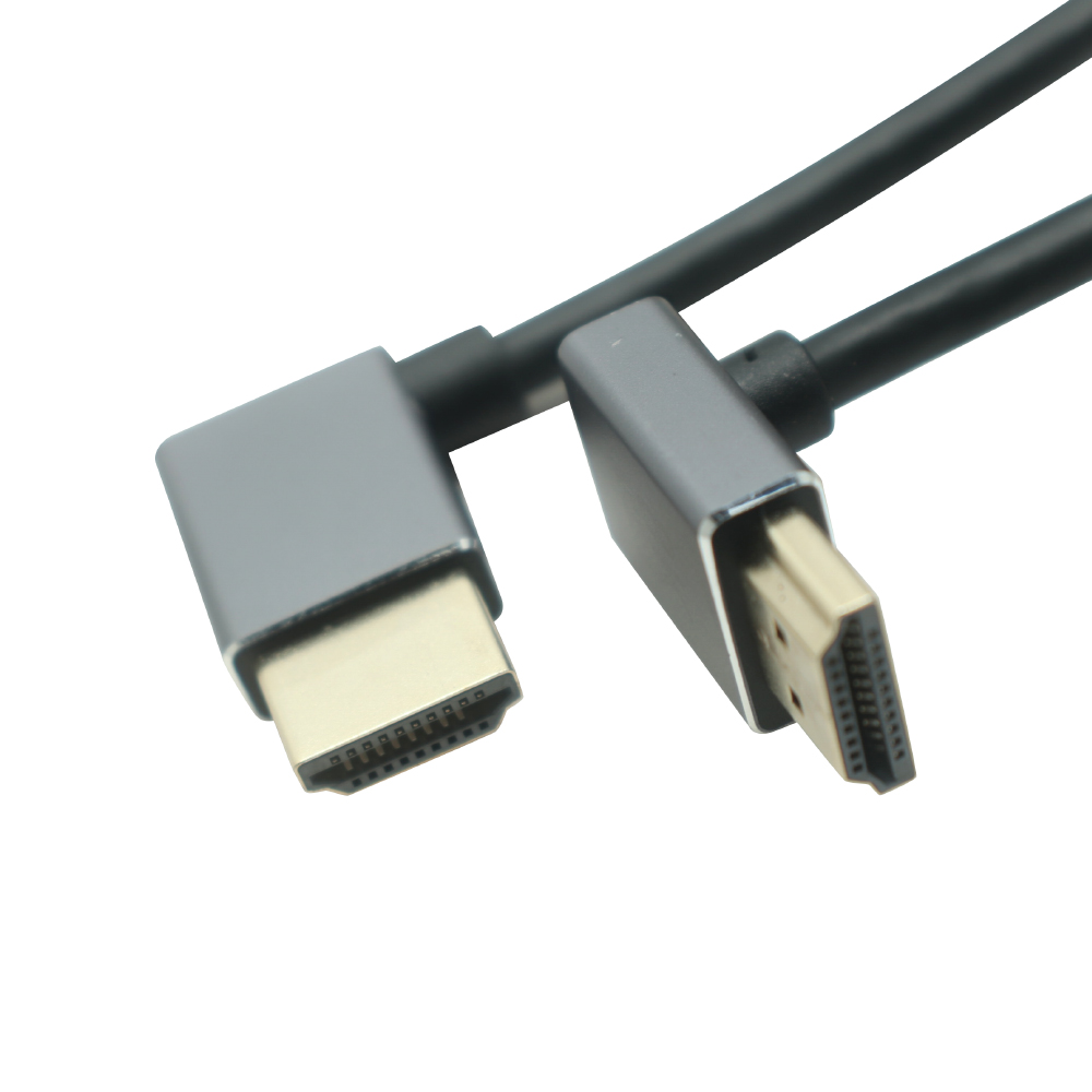 Cavo HDMI maschio da sinistra ad angolo verso il basso – Produttore certificato ISO9001 | Ricerca e sviluppo personalizzati e fornitura all'ingrosso