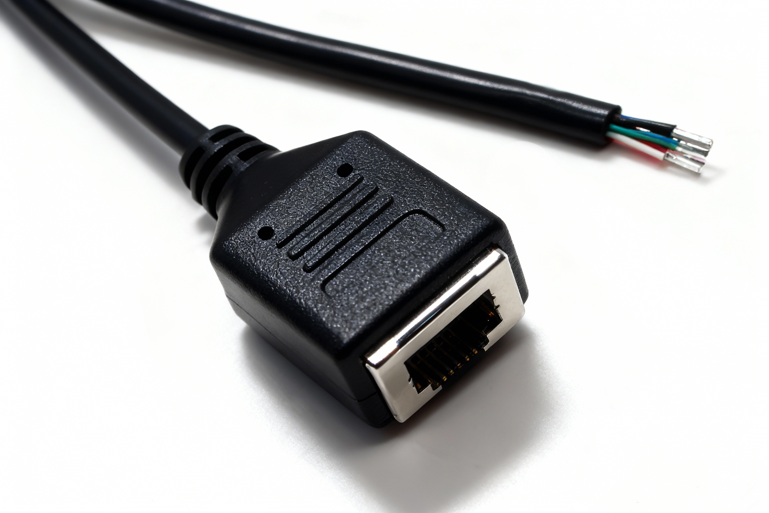 Connettore femmina RJ12 a cavo open-end | Produttore di cavi di prolunga 6P6C personalizzabili