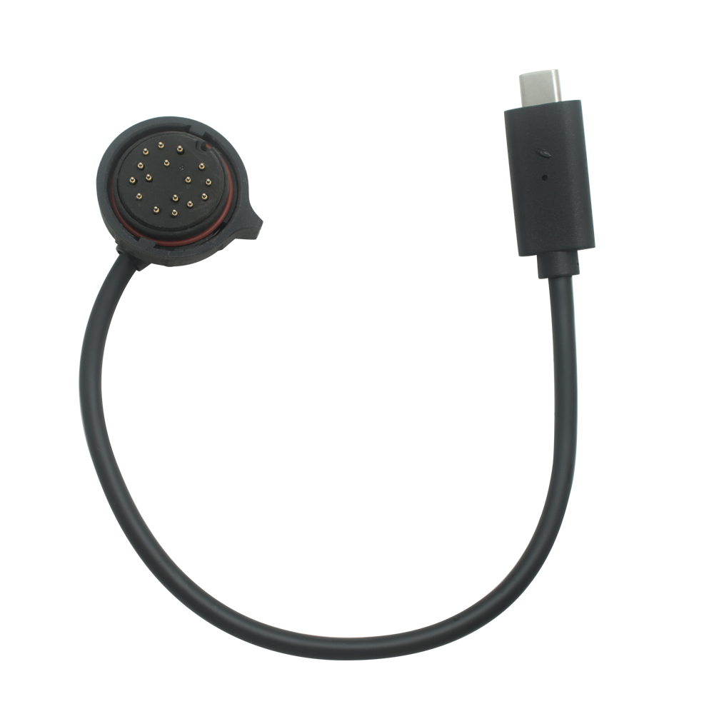 USB Type-C 수-16핀 포고 핀 잠금 케이블 - 맞춤형 전원 및 데이터 케이블