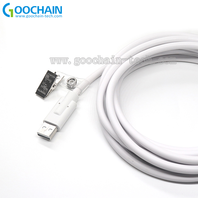 中国 USB-A オス ナース コール ボタン ケーブル (クリップ付き) |医療・介護システム用緊急通報押しボタンスイッチケーブル メーカー