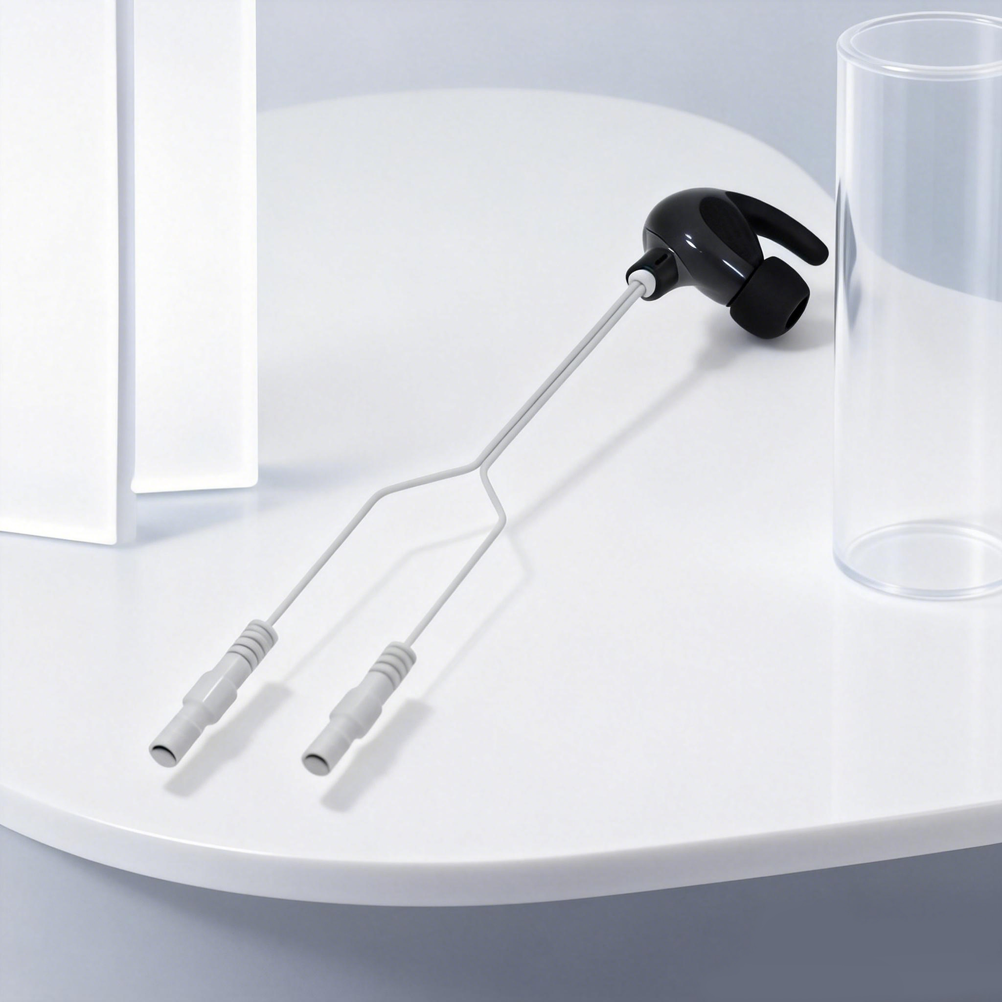China Custom Ear Clip Electrodes 2.0 Round Tube * 2 Cable——VNS, TAVNS, TVNS Compatible manufacturer