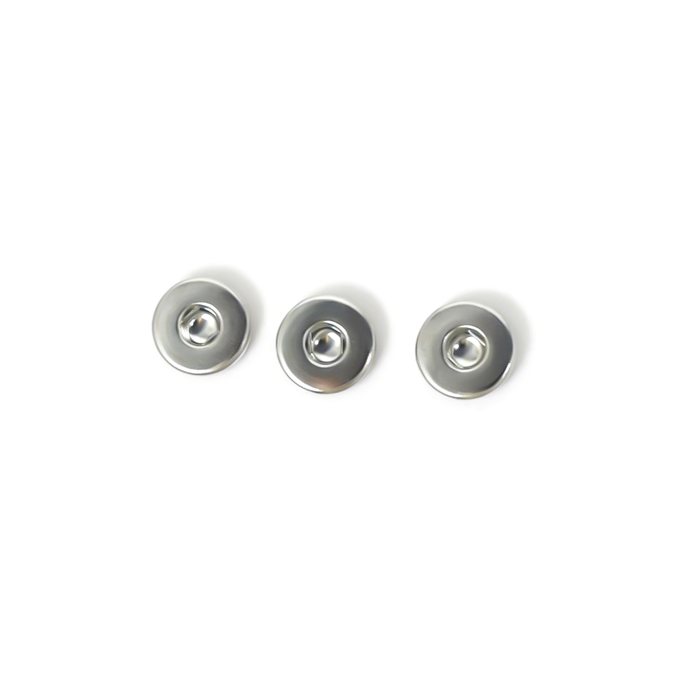Cina Bottone a pressione medico femminile da Φ3,5 mm, ottone nichelato, connettore per elettrodo schermato produttore