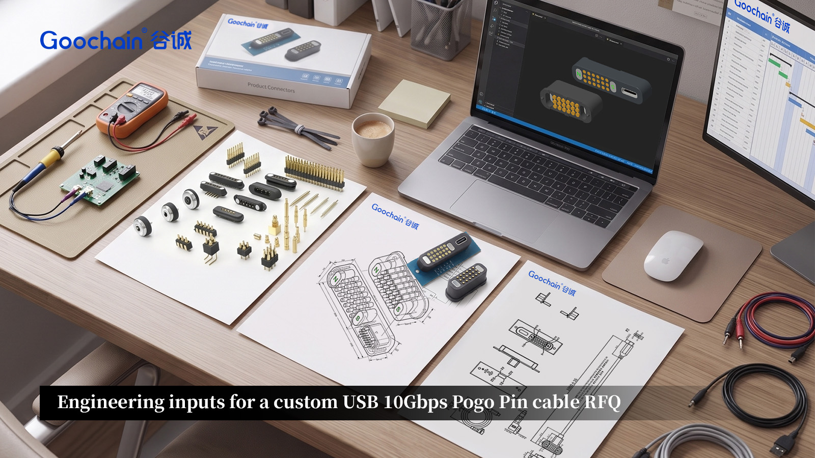How to Customize a USB 10Gbps Pogo Pin Cable Assembly