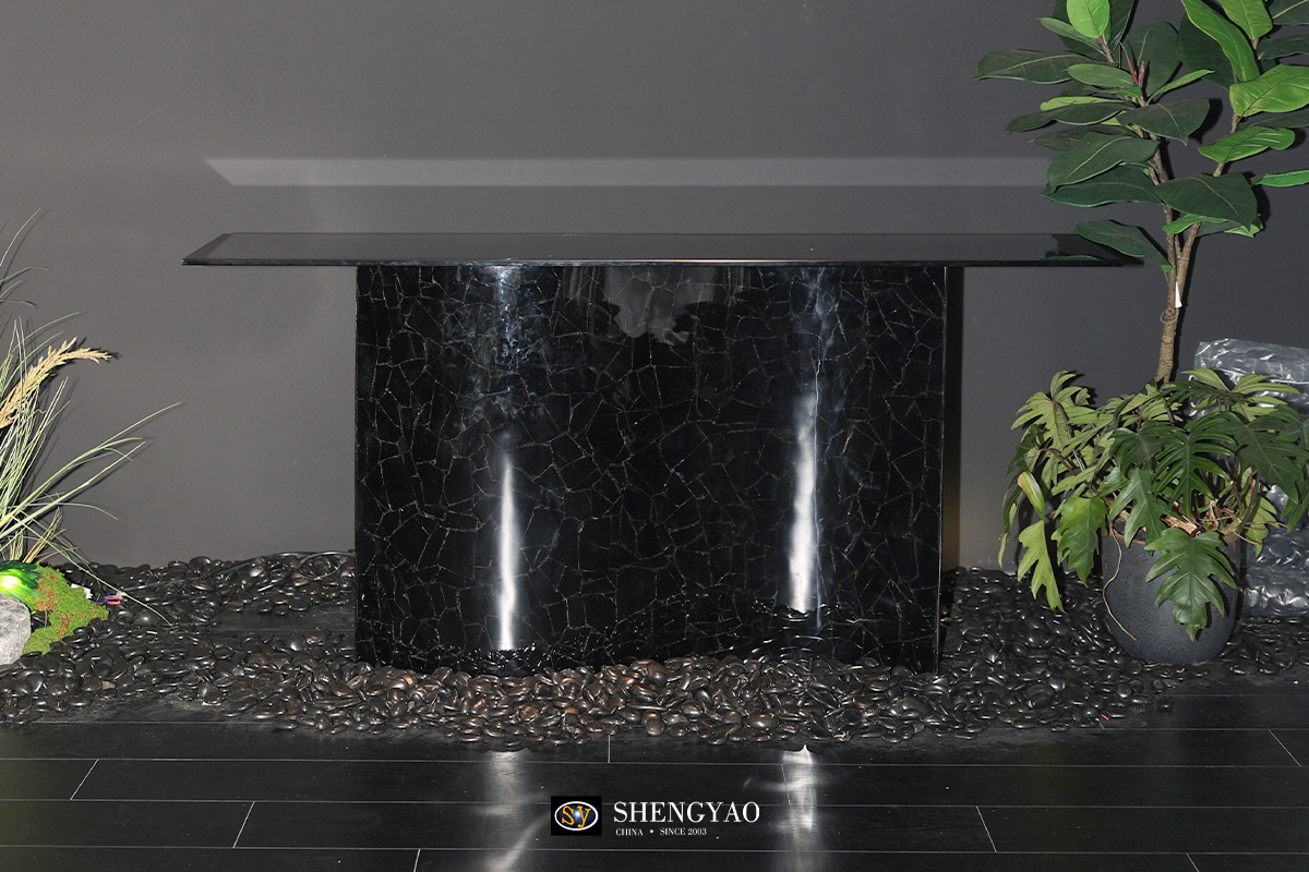 obsidian console table