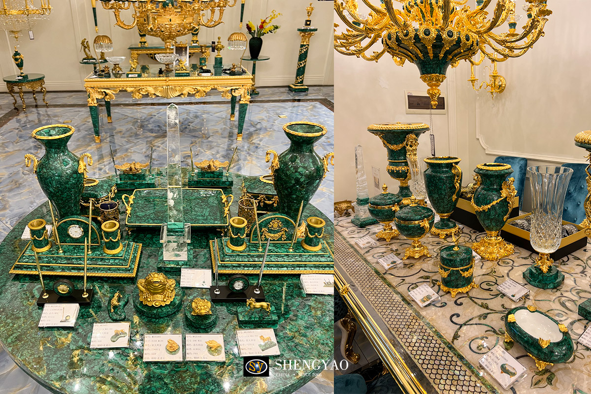 Malachite Decorative Art