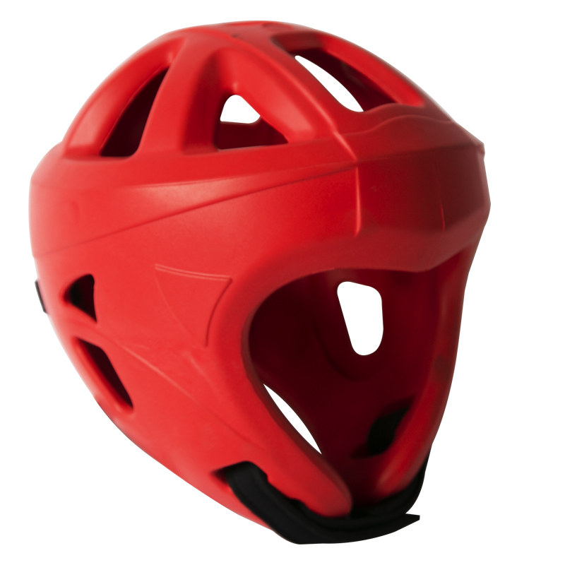 Casco Taekwondo in poliuretano PU Protezione per la testa Produttore cinese Proteggi viso e testa Confortevole equipaggiamento protettivo in pelle PU