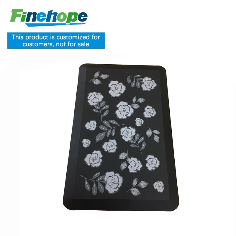 PU حصيرة أرضية المطبخ مكتب العمل مكان صديقة للبيئة الحصير داخلي الصين الصانع غير سامة قابل للغسل الغسيل القدم الكلمة حصيرة