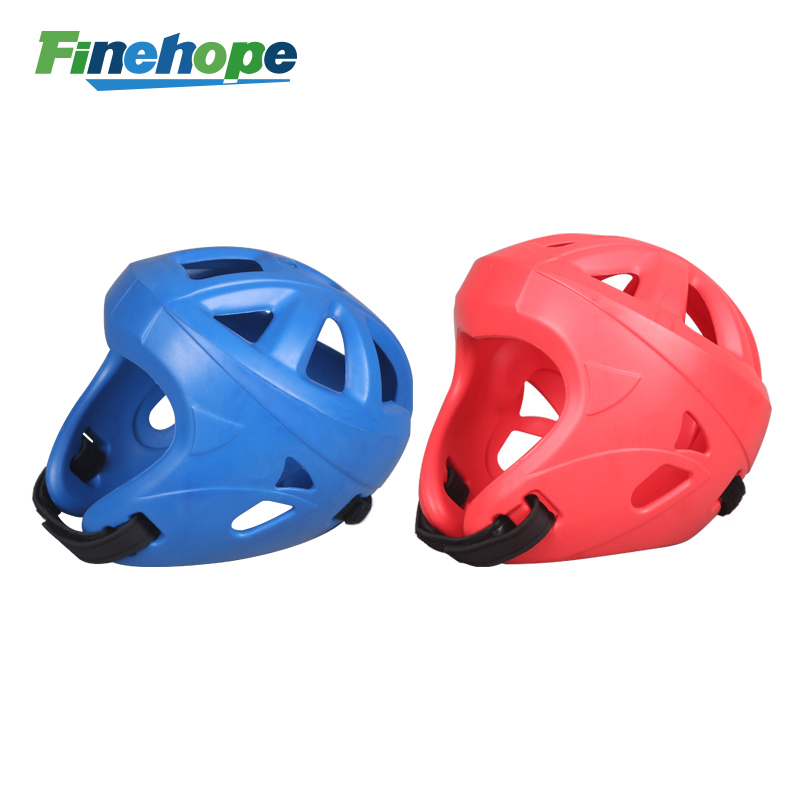 Commercio all'ingrosso Progetta il tuo PU Taekwondo Fighting Kudo training Equipment Boxing Head Guard Helmet Boxing Headgear