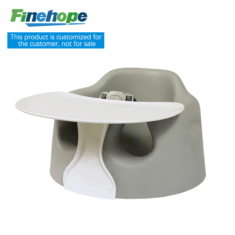 كرسي أرضي للأطفال ناعم مع حزام وصينية لعب مقعد لعب للأطفال لتغذية الأطفال