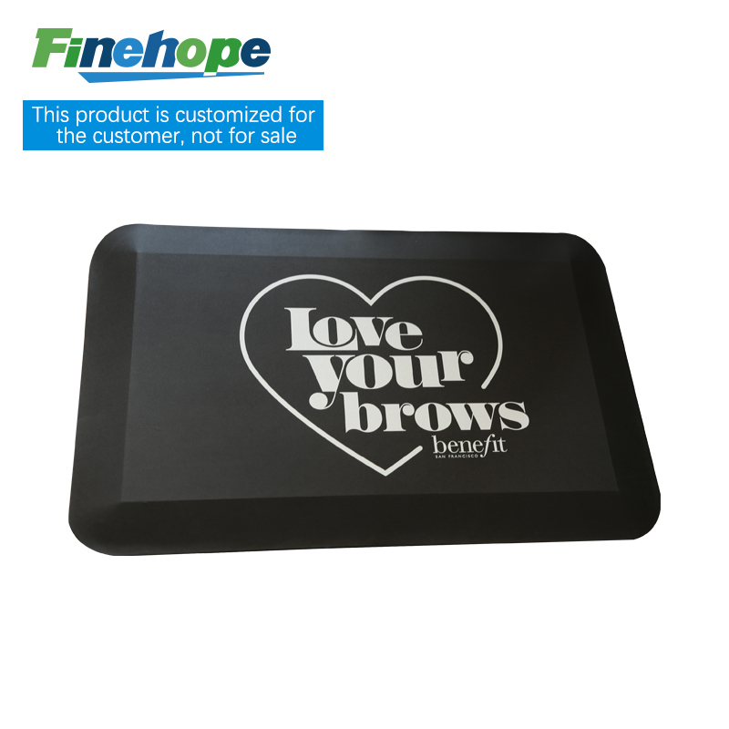 Anti-fatigue imperméable à l'eau personnalisé PVC anti-dérapant tapis de cuisine tapis de sol ensembles tapis de cuisine antidérapant