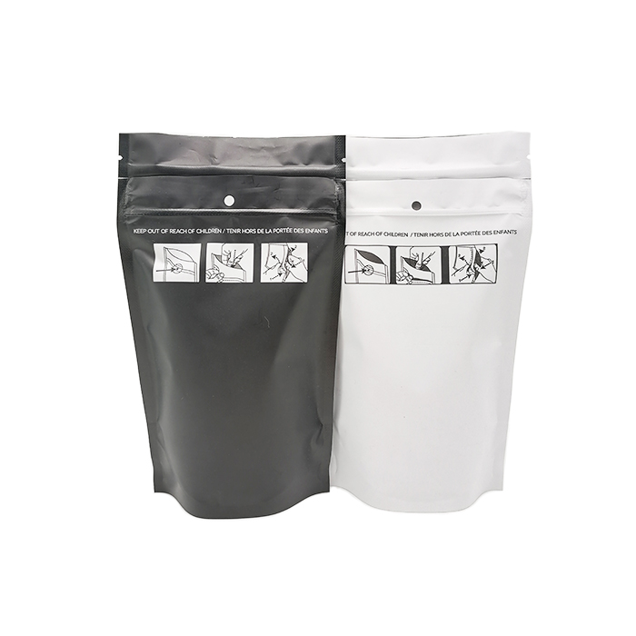 Childproof Zip-lock Mylar Bags Packaging Stand Up Plastic Child Proof Tobacco Zipper Pouch Bag