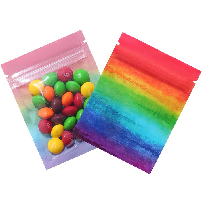 Custom Gravure printing Three Side Seal Bag Zip lock Mylar Bag