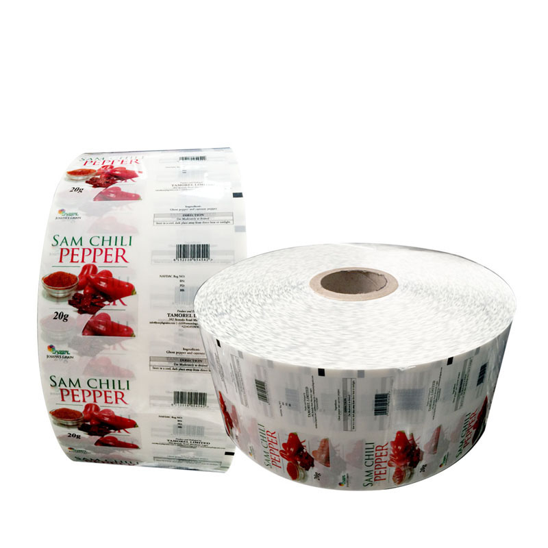 Custom printing snack food packaging laminate packaging film plastic roll film