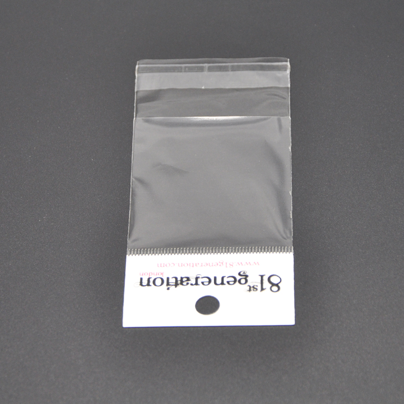 Sacos de plástico com selo autoadesivo transparente e reutilizável impresso personalizado