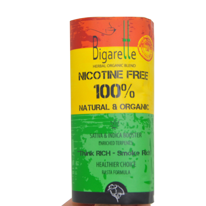 Custom Printed Resealable Empty Plastic Zipper Leaf Hand Tobacco Packaging Bag Rolling Packing Tobacco Pouches