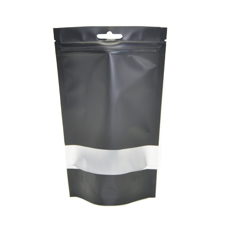 Borse a marsupio richiudibili nere opache con finestra