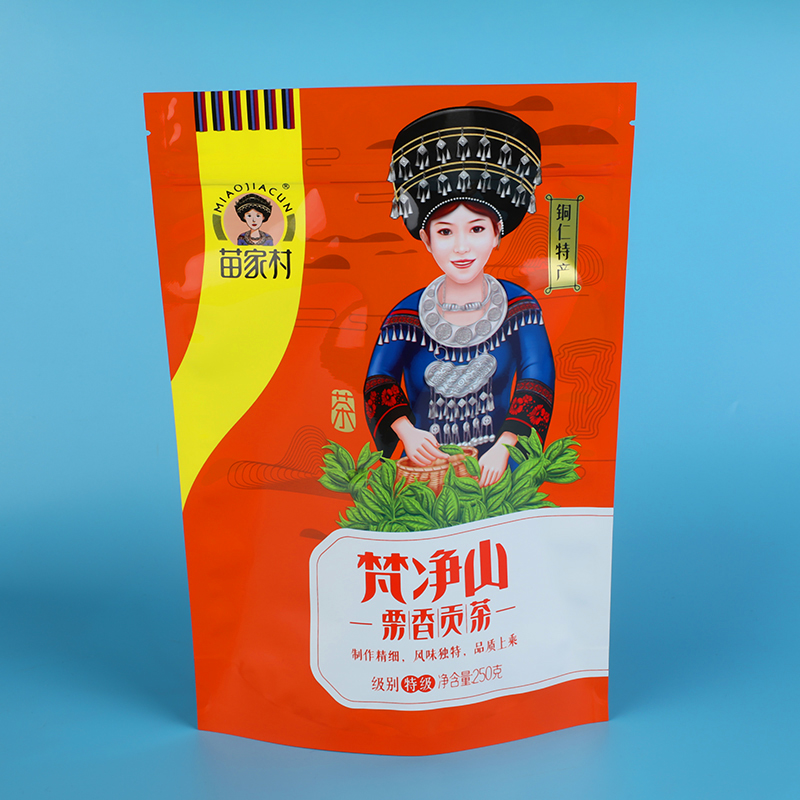 Factory Custom Printing Doypack Zip Lock Bags Food Grade Packing Aluminum Zipper Bags