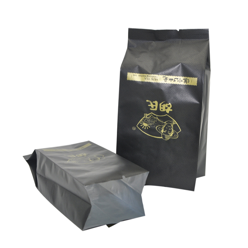 Factory customized printed pattern with easy to tear opening heat sealed polyester film food bag