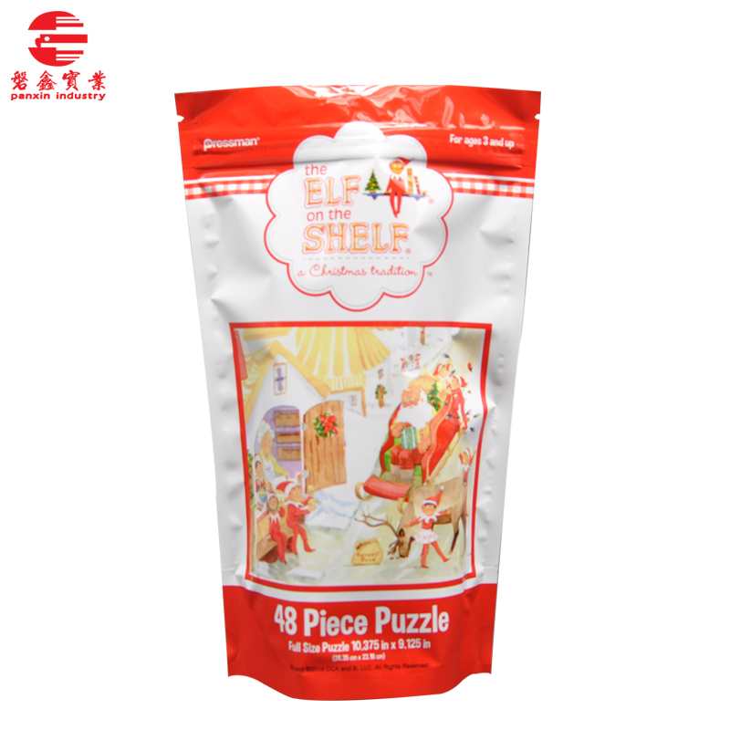 Standing Food Packaging Bag Touch Film Aluminum Foil With Easy Tear Mouth Color Printing
